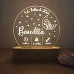Moldura iluminada / luz de presença