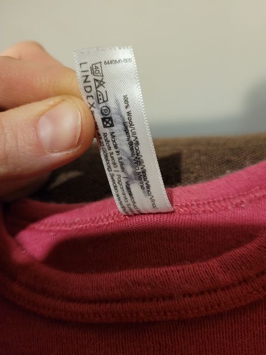 Bluzka zdługim rękawem merino wool 86 110 docieplająca warstwa