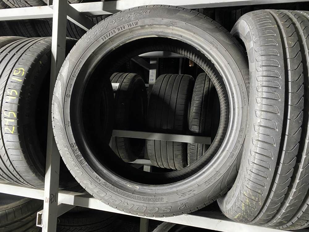 2шт бу літо RunFlat 255/45/R20 7,3мм Pirelli Scorpion Verde RUNFLAT