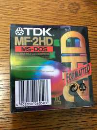 Disquete Tdk mf-2hd Ms-dos Pacote Com 10 Disquetes Formatado