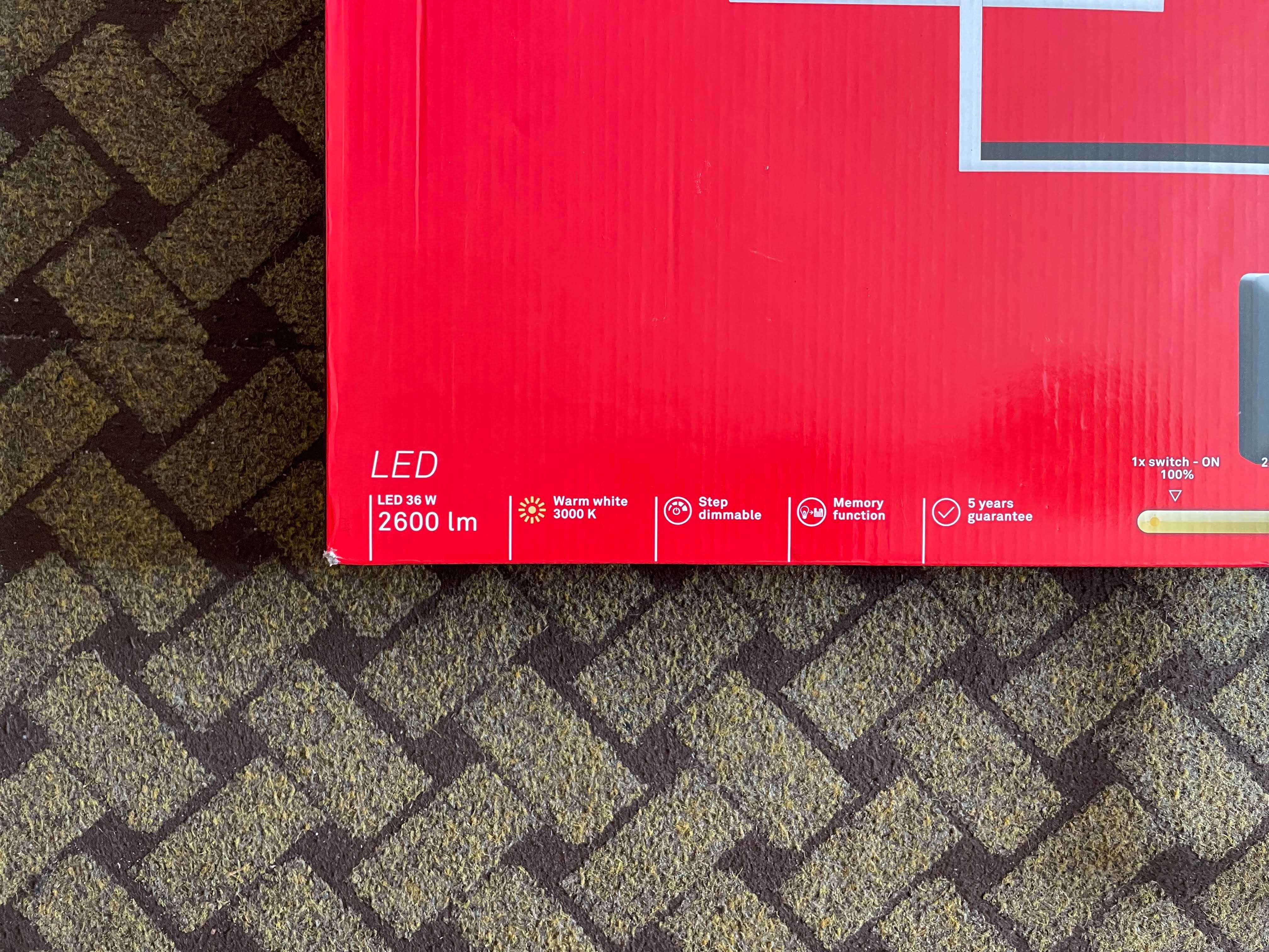 Lampa Plafon Brilo - LED Ściemnialny żyrandol natynkowy LED/36W/230V