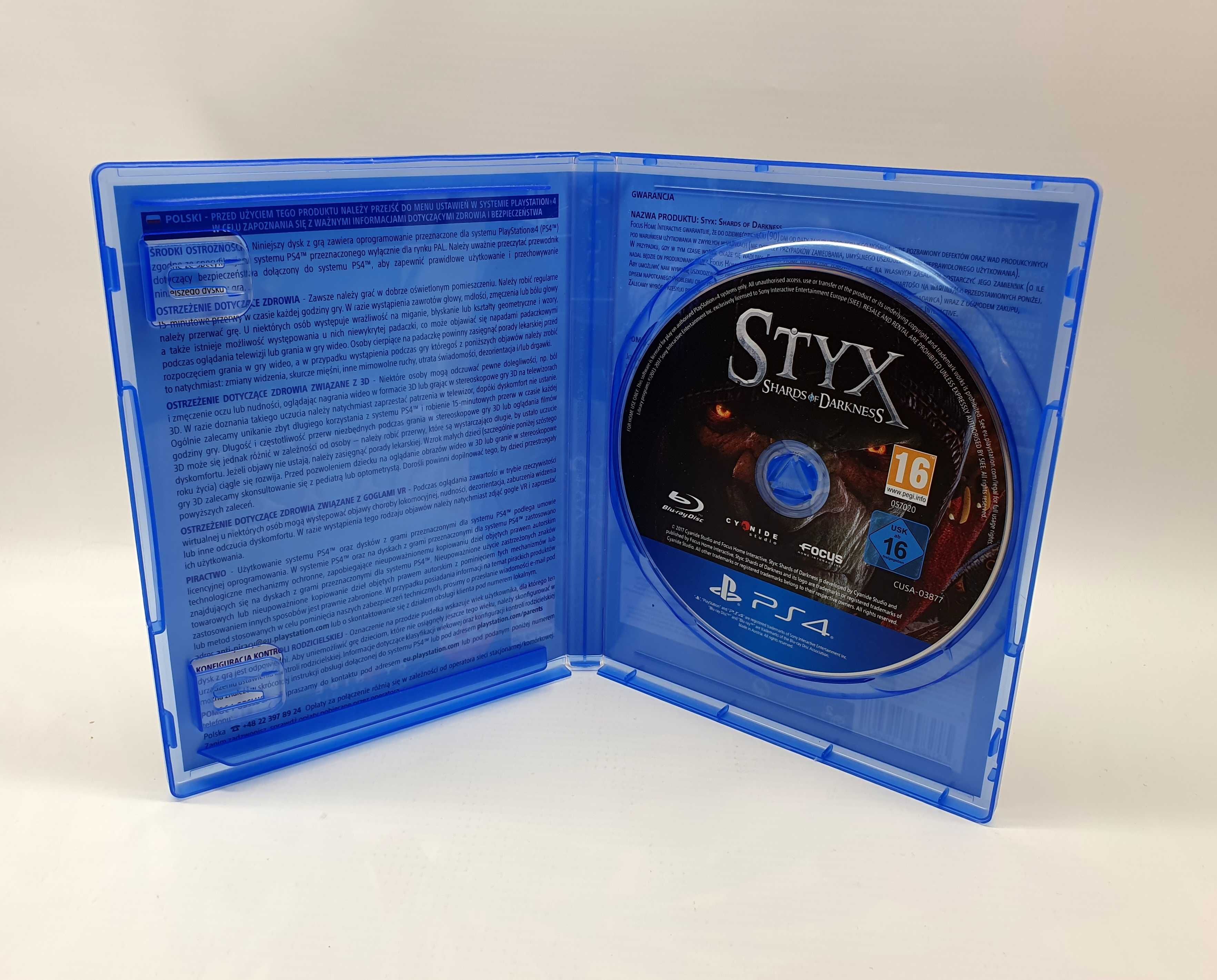Gra STYX SHARDS OF DARKNESS PS4, Komis Jasło Czackiego