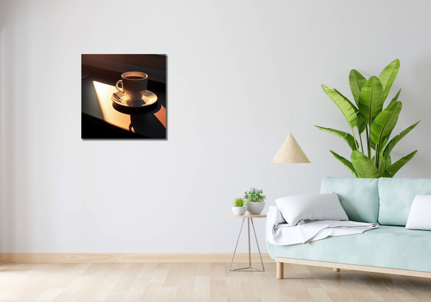 Obraz 60x60cm Kawa o Poranku