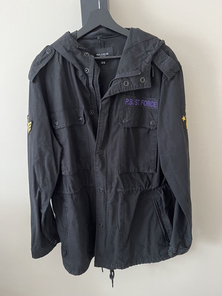 Pull & Bear kurtka parka wiosna jesień r. XL
