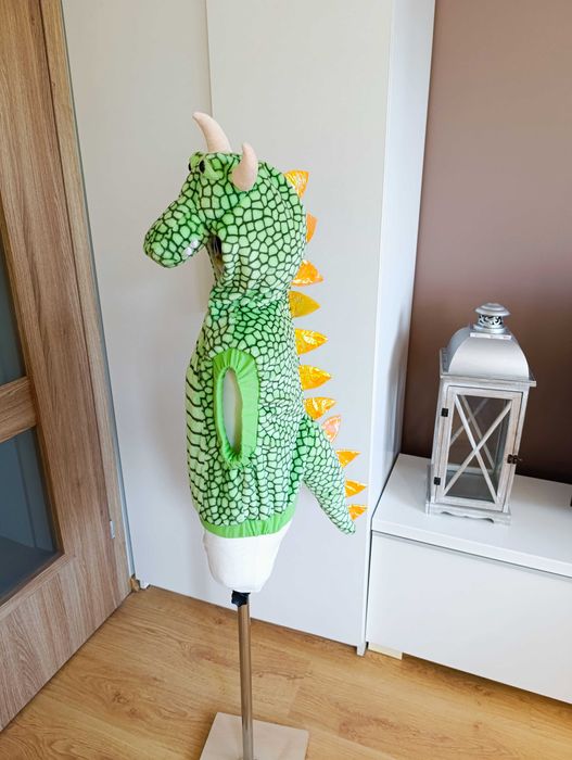 NOWY strój karnawałowy SMOKA DINOZAURA WAWELSKI kostium 98/116 (331)