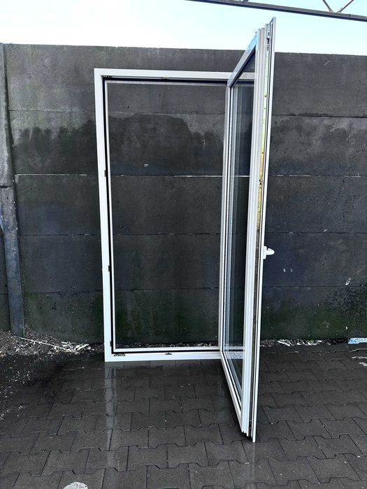 Drzwi Balkonowe UŻYWANE okna 98x214 - świetny stan - dowóz