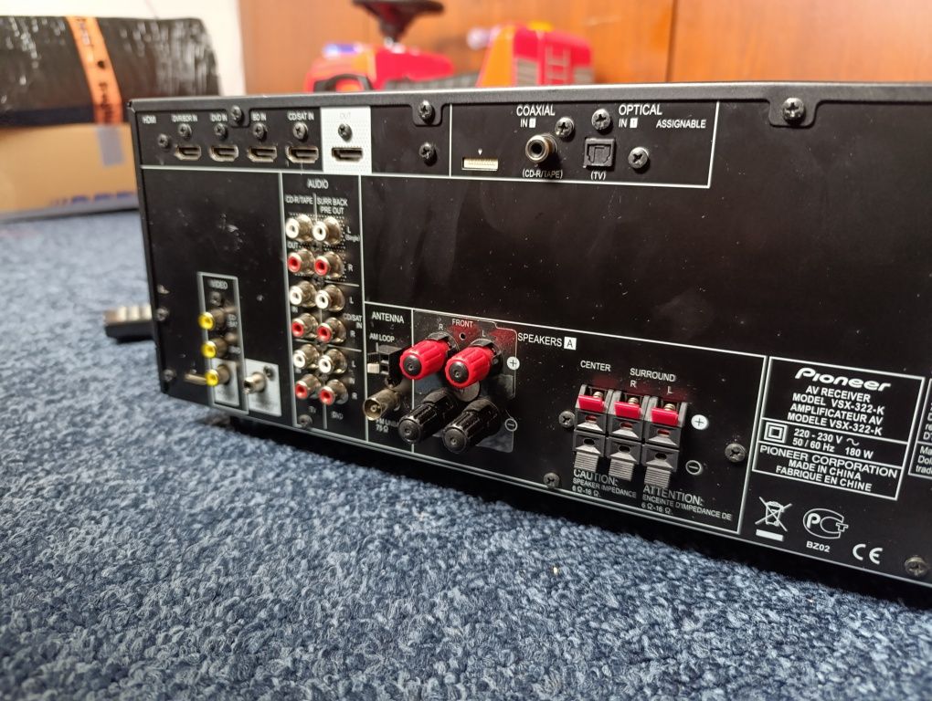 Amplituner wzmacniacz Pioneer VSX-322-K  5.1 HDMI ARC sprawny 100%