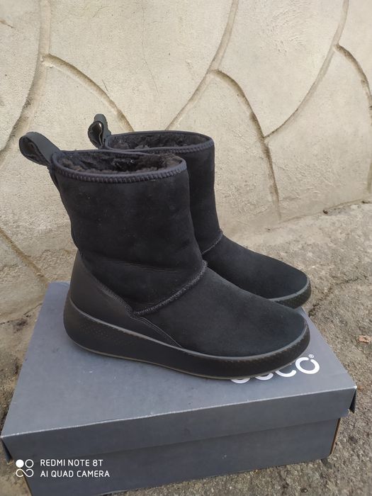 Ecco 36 чоботи жіночі зимові уггі черевики сапоги валянки взуття ессо