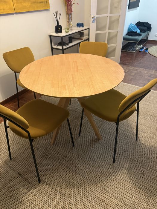 Mesa de jantar redonda