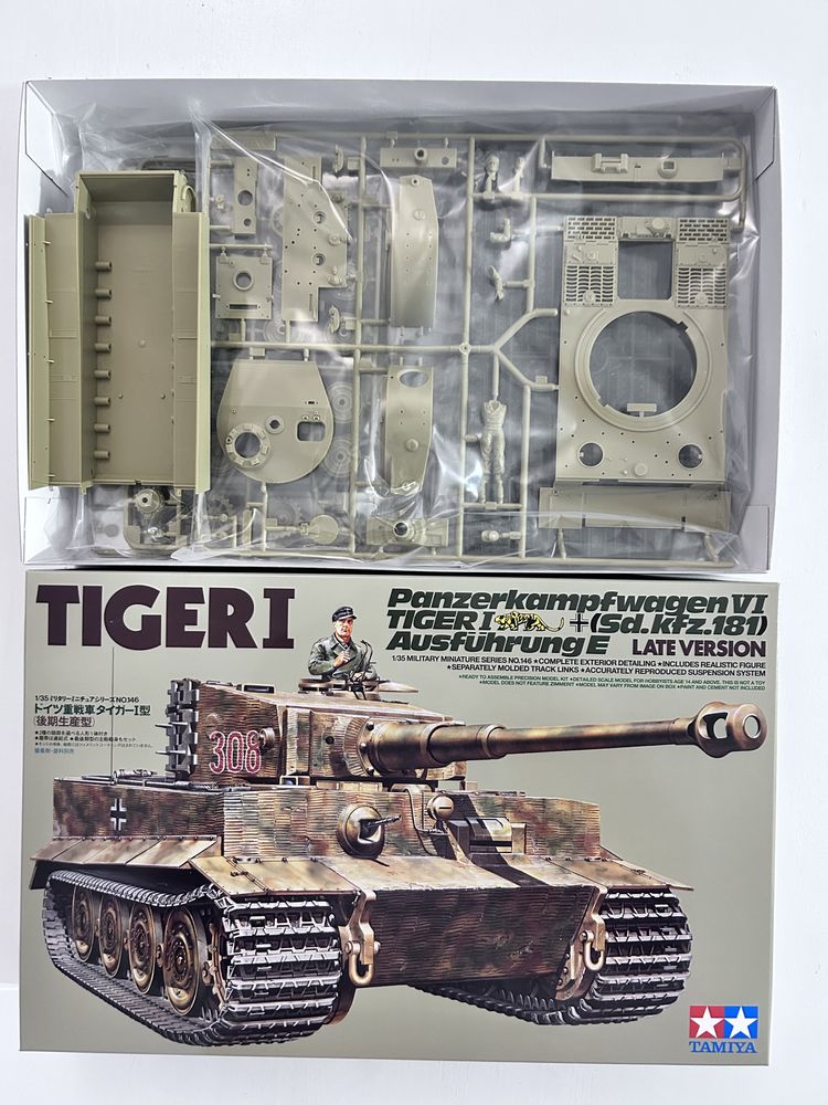 Czołg Tiger l Panzerkampfagen Vl model Tamiya 35146