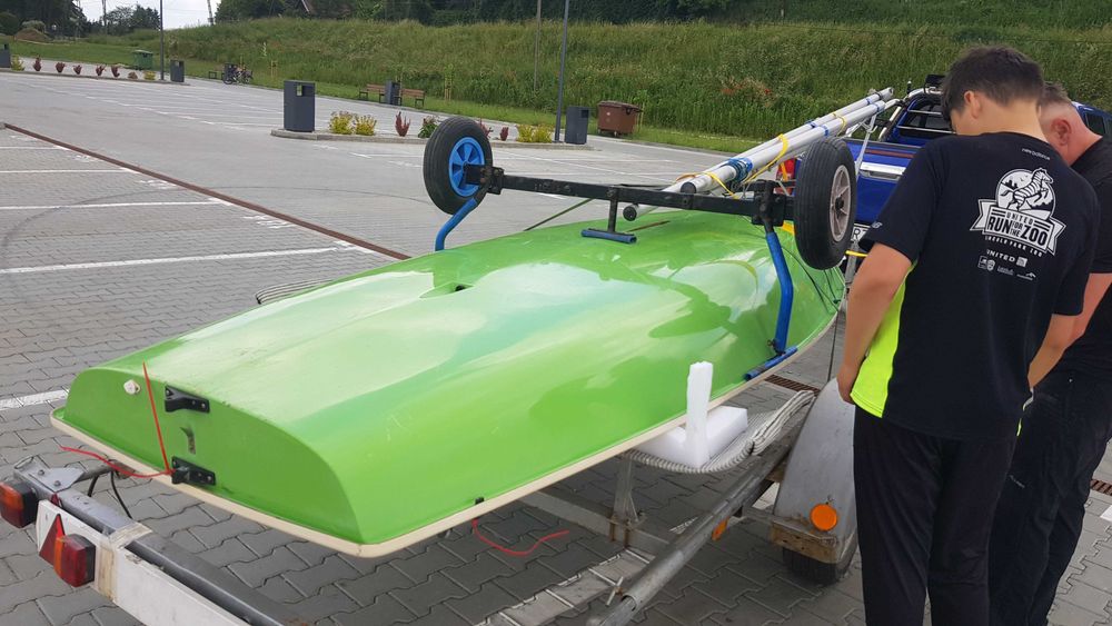 Laser żaglówka sportowa łódka