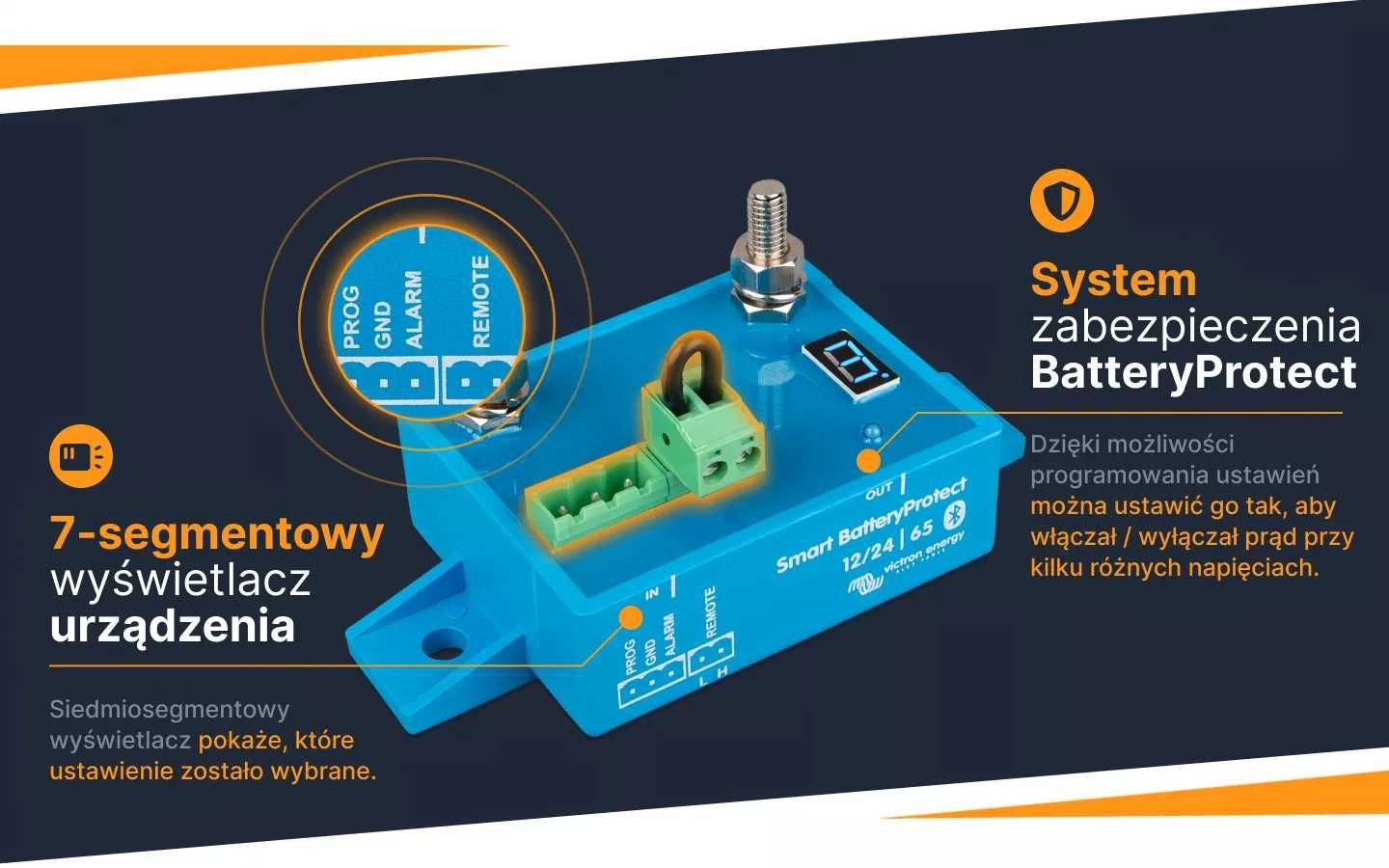 Victron Smart Battery Protect 12V 24V 65A ochrona przed rozładowaniem