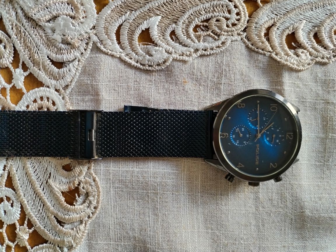 Relógio - homem Police Silfra azul