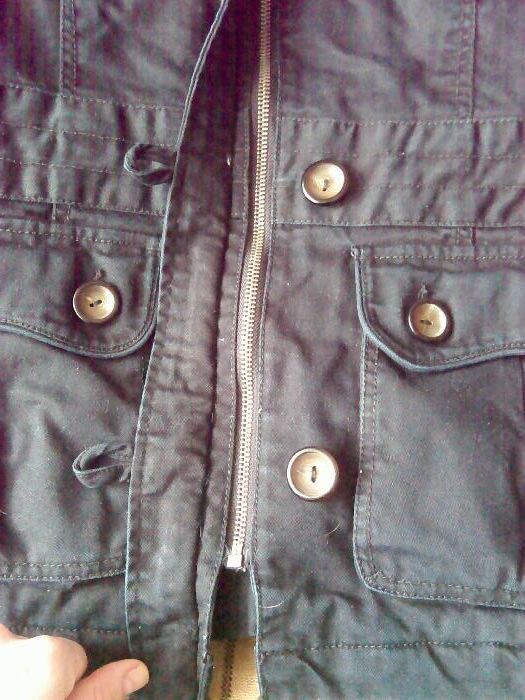 Куртка-парка жіноча, 38р., чорна