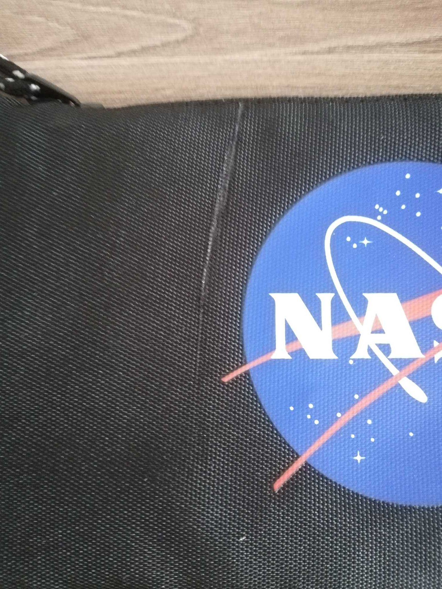 Potrójny piórnik NASA Black-FAN, czarny, 23 x 11 cm