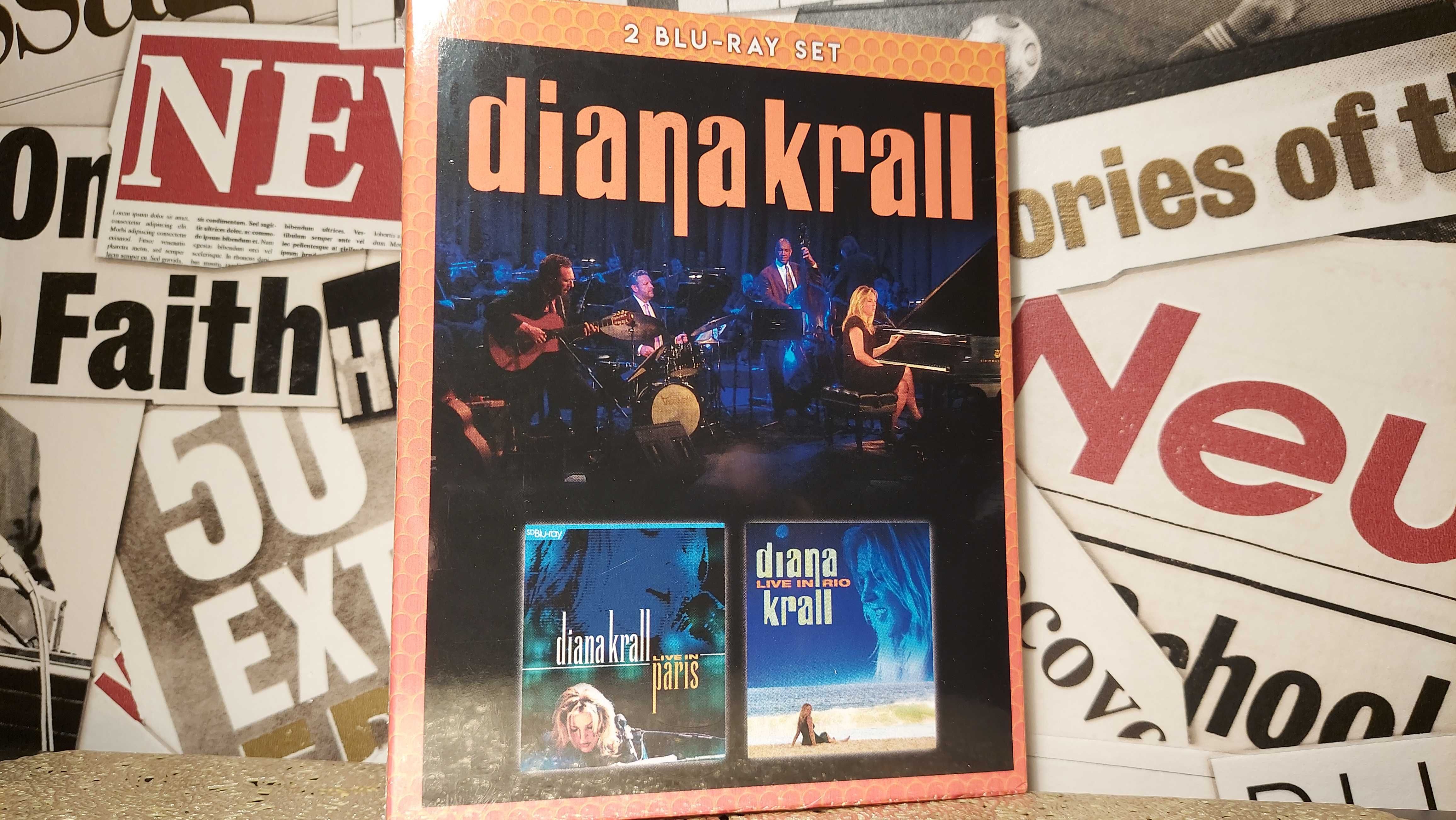 Diana Krall - Live In Paris & Rio Koncert na 2 x Blu-ray