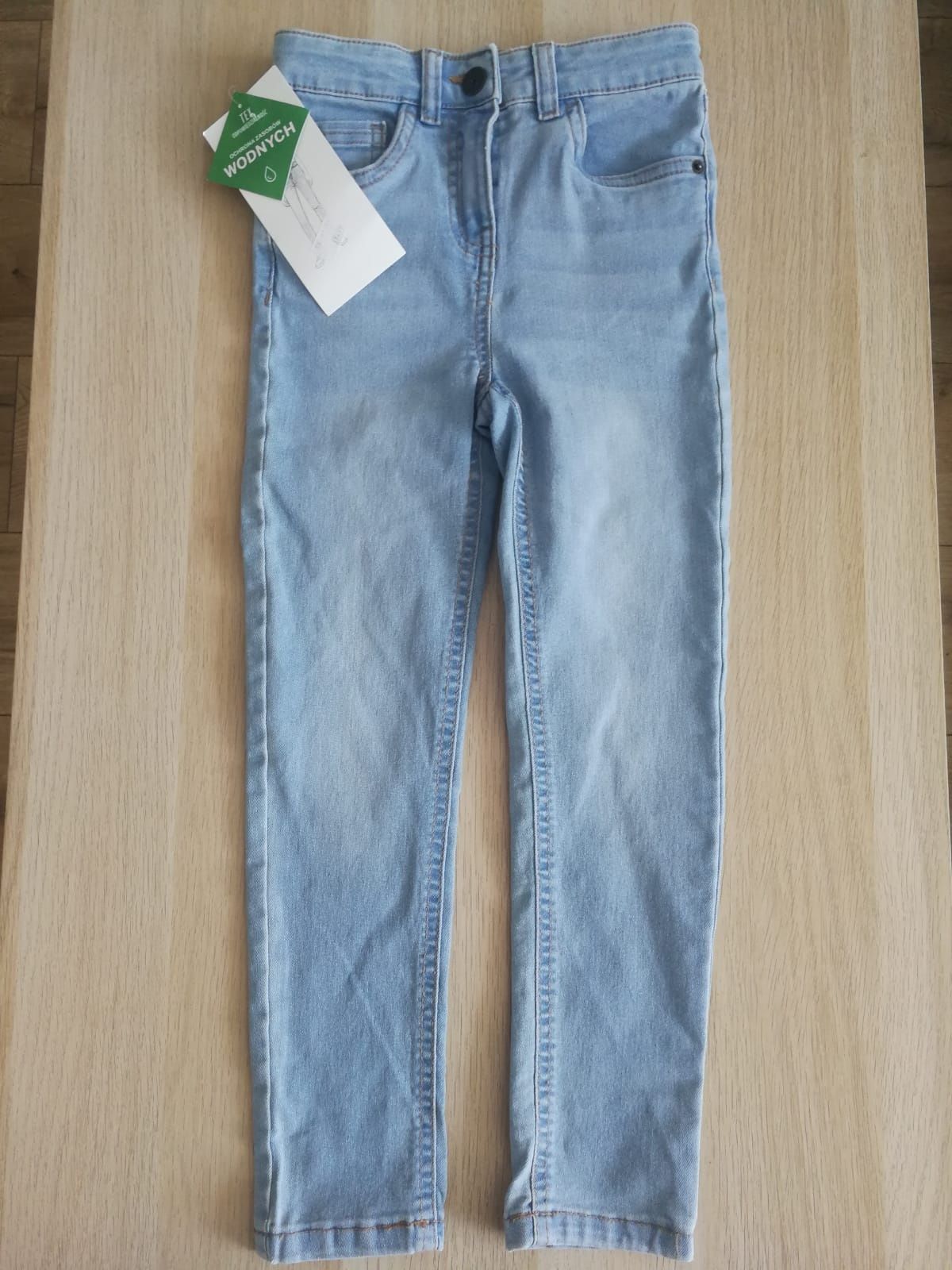 Spodnie dziewczęce skinny r. 122