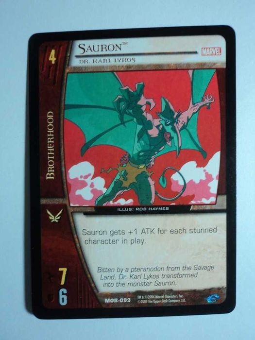 Sauron MOR-093 Marvel 2004 Upper Deck VS Systems CCG TCG