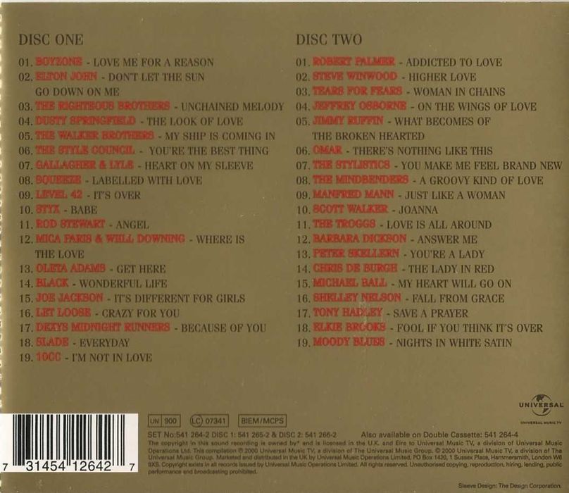 The Love Songs Album (2 CD)