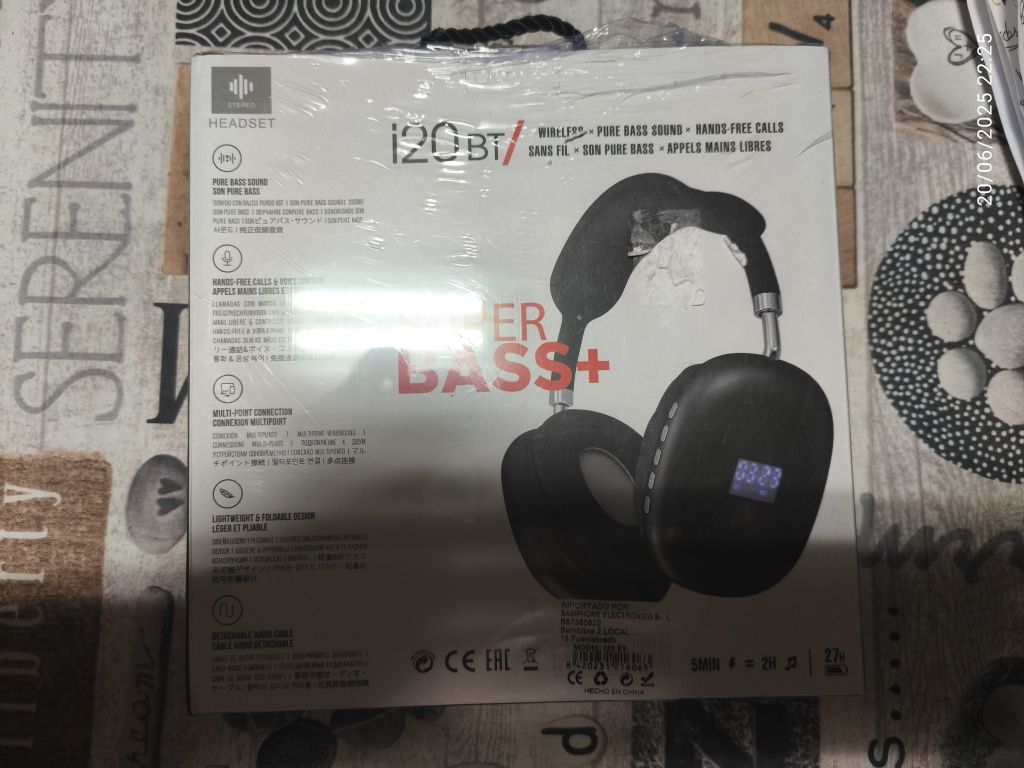 Auriculares Headset I20BT