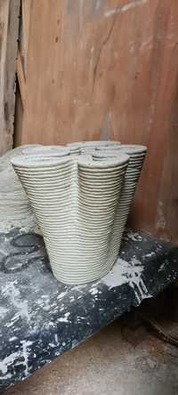 Vasos impressos 3d em cimento vários tamanhos