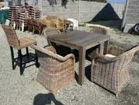 Riviera maison fotele gruby rattan
