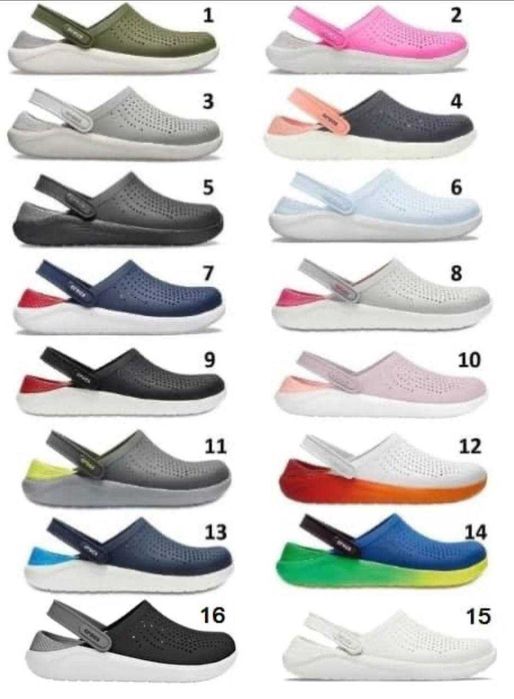 LiteRide Крокс Для Медиків Crocs Чоловічі/Жіночі Сабо Мягкі 36-44