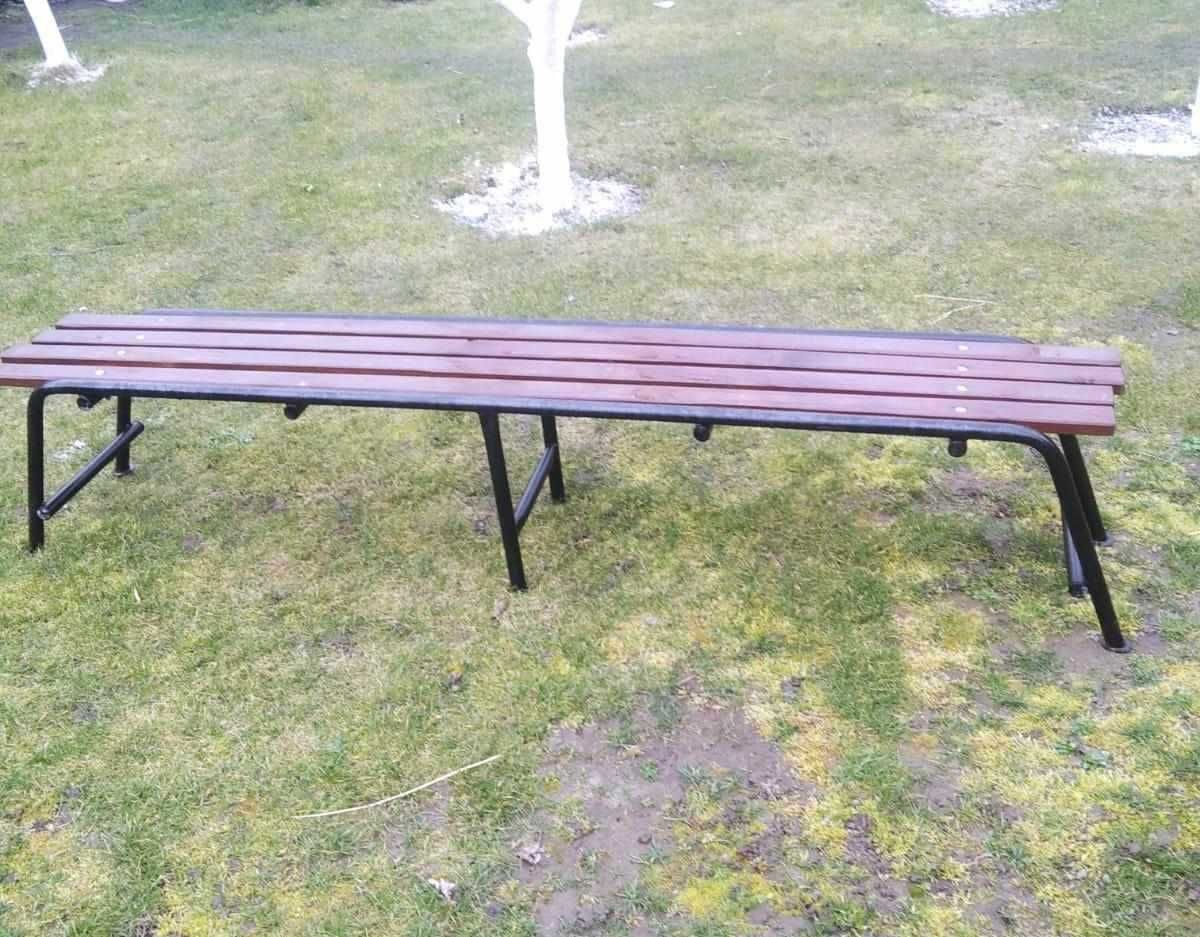 ławka, ławka do ogrodu, metalowa ławka