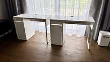 Biurko białe Ikea Micke 2 sztuki - 70 zł za sztukę
