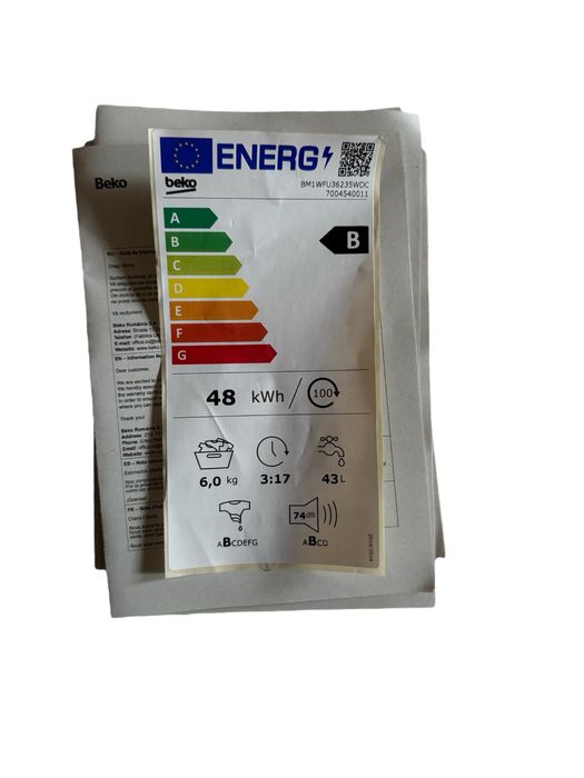 Pralka BEKO b100 BM1WFU36235WDC 6kg