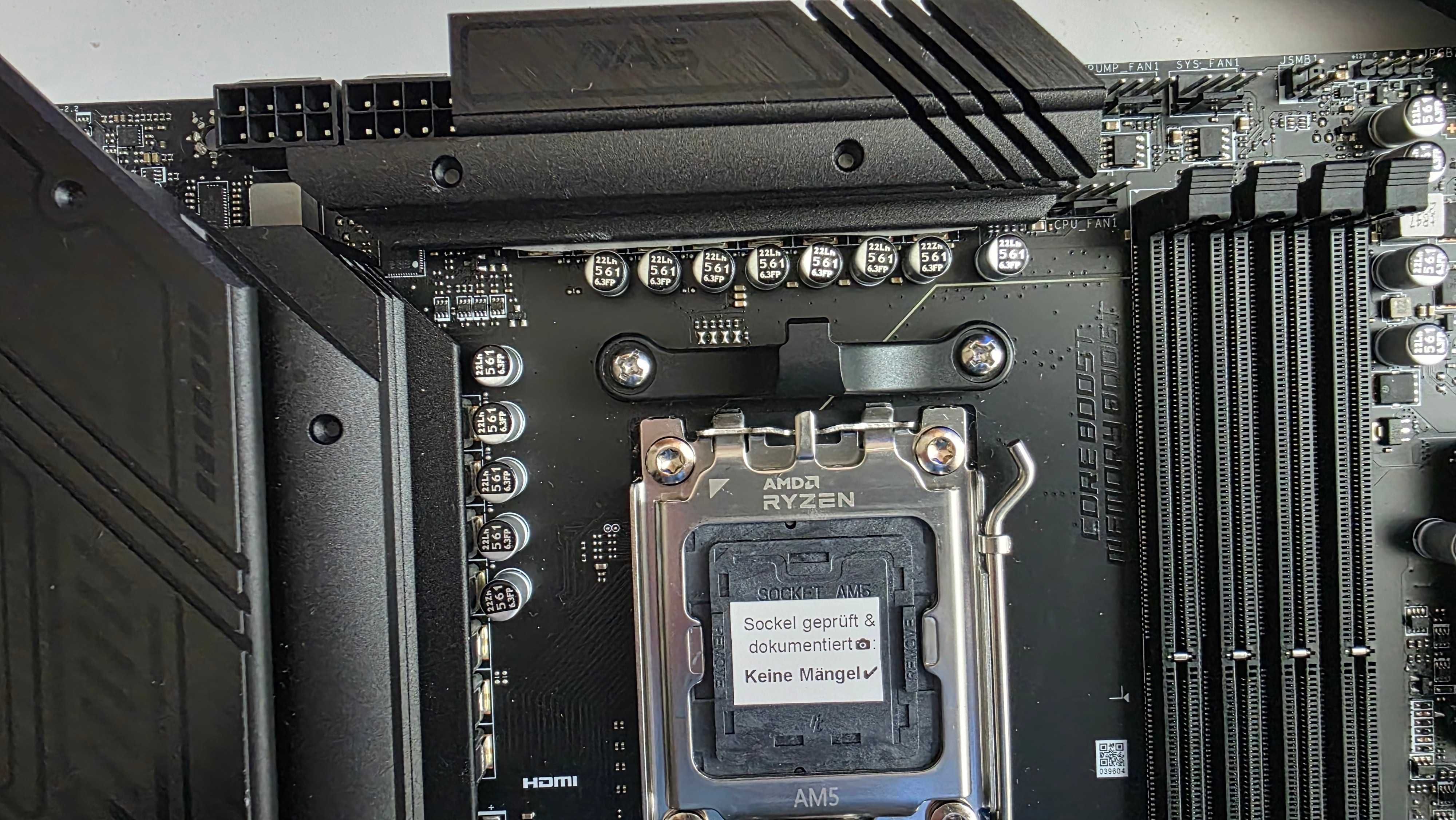 MSI MAG B650M MORTAR WIFI (AM5, mATX, DDR5) — нова, але з дефектом