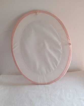 Espelho Oval Rosa - Vintage