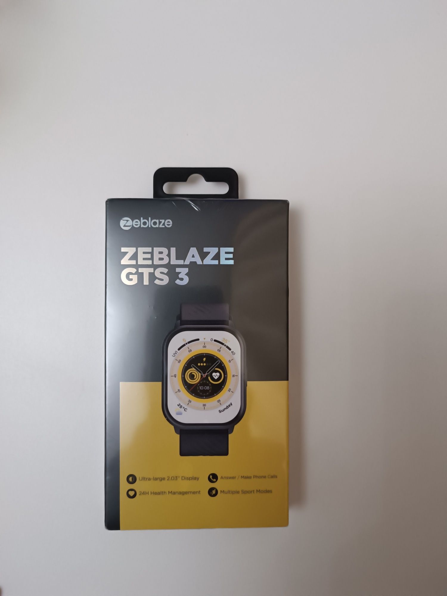 Смарт-годинник Zeblaze gts 3, 2.03" дисплей, смарт часы, дзвінки