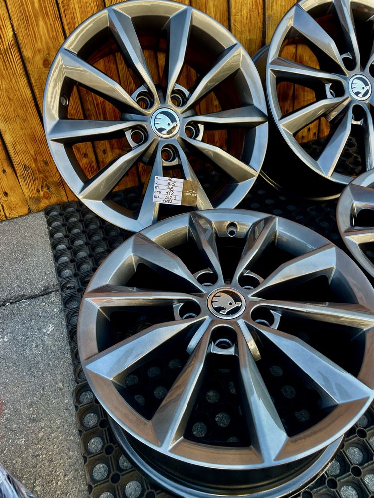 Диски 5/112 r16 Skoda оригінал