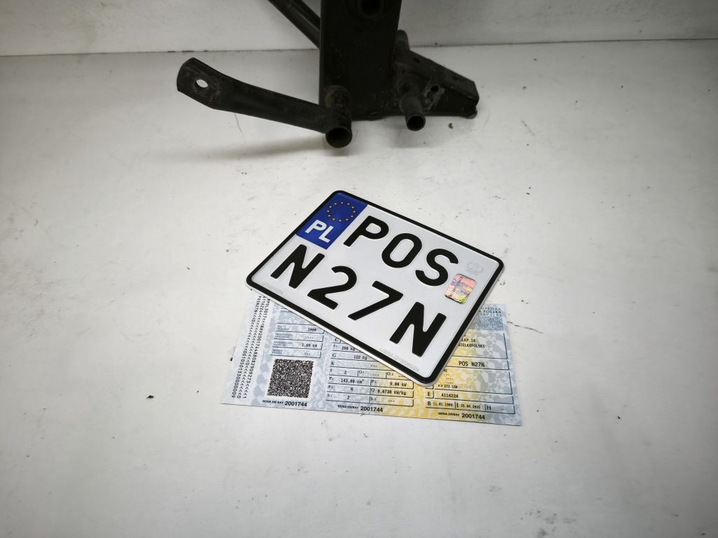 MZ ETZ 150 z dokumentami do odbudowy.