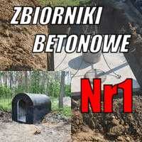 Betonowe zbiorniki\szamba jednoko oraz dwukomorowe. Piwniczki