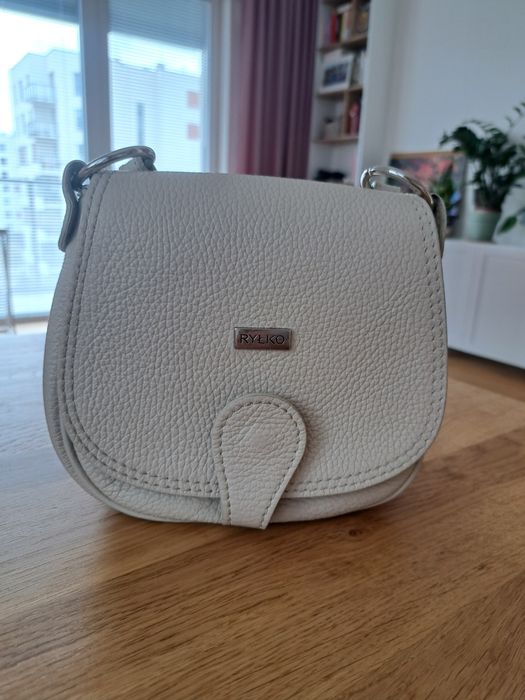 Mała kremowa torebka Ryłko