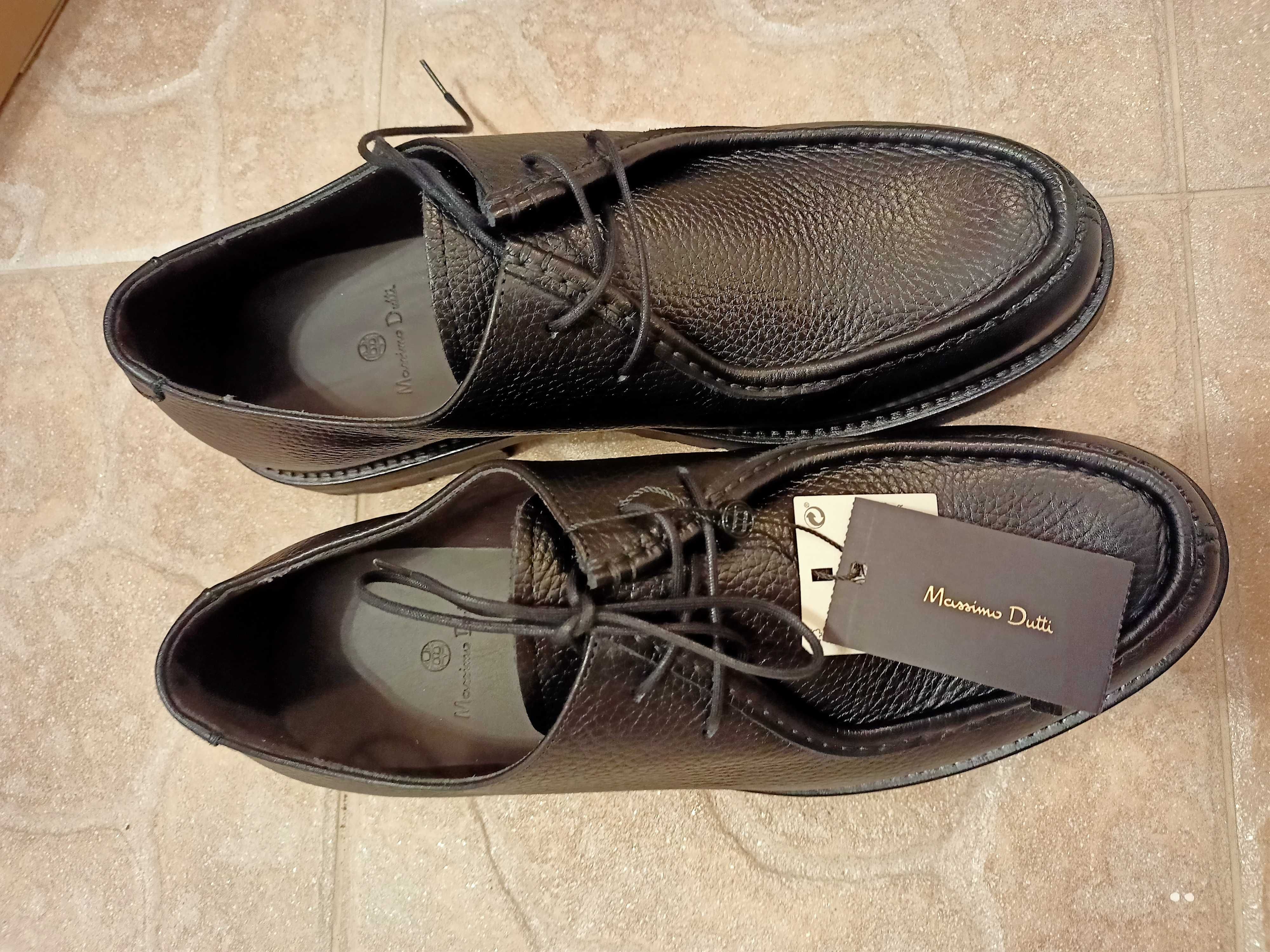 Buty skórzane męskie Massimo Dutti 44