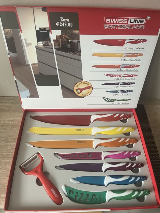 Komplet noży w eleganckim pudelku