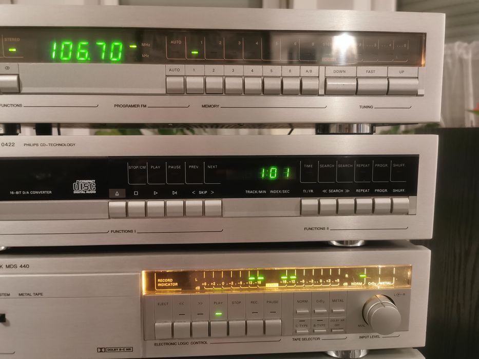 Wieża Stereo Unitra Diora MacWatts SSL 0422- 5 el. JAK NOWA Radmor