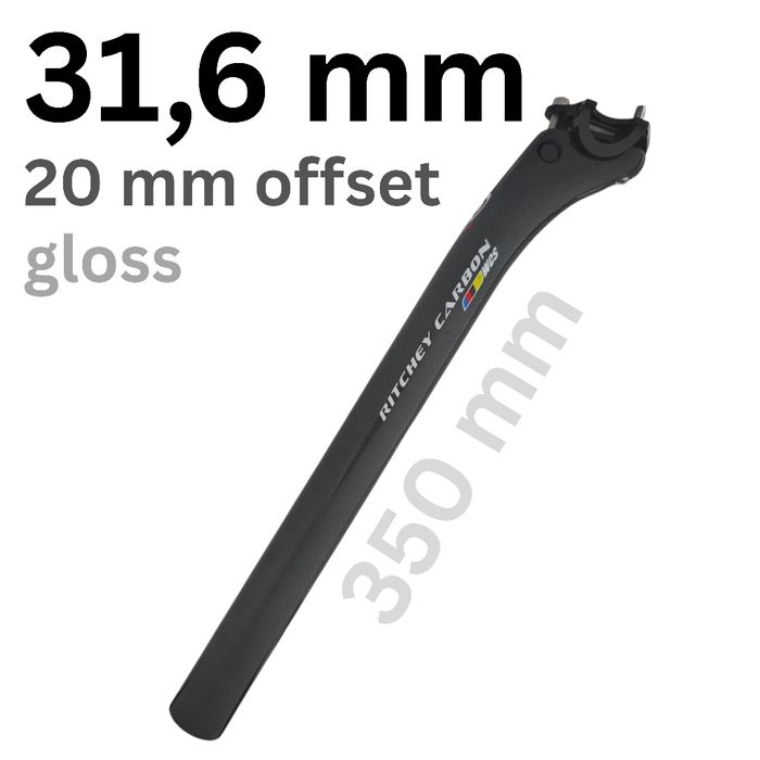 RITCHEY CARBON 31,6 mm 350 mm sztyca carbonowa 35 cm 350mm
