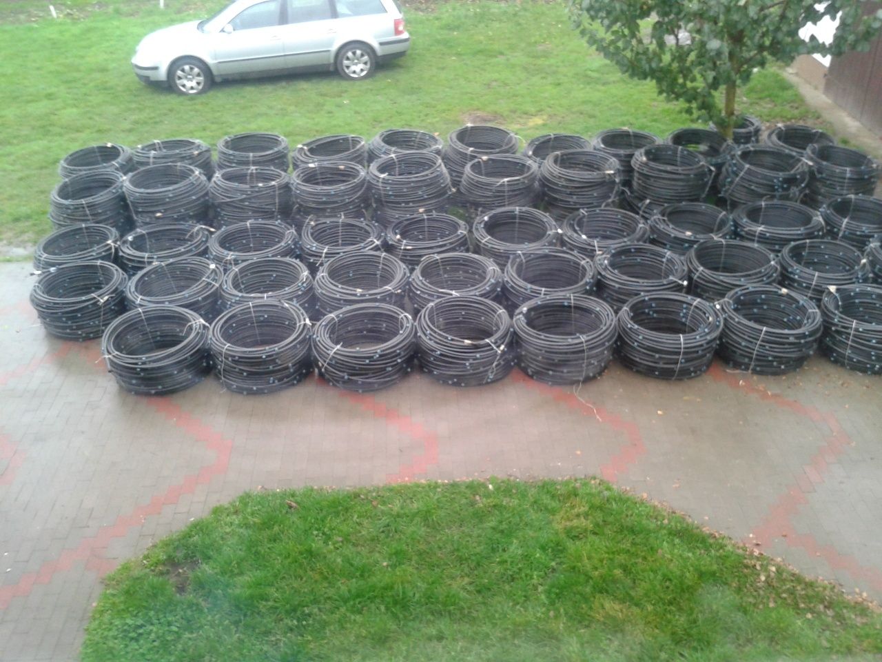 Węże do nawadniania.