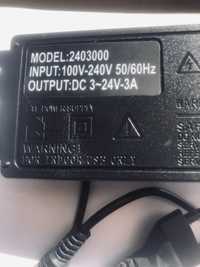 Transformador Universal, 3V-24V, 3A ( Novo )