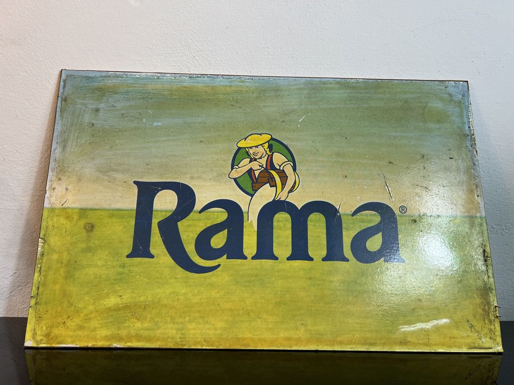 Kolekcjonerska reklama Rama vintage prl