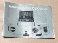 книжка инструкция фотоаппарат Mamiya Sekor DSX series, 35стр. English