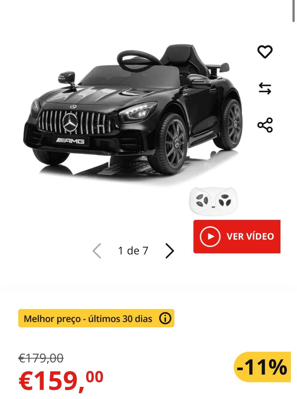 Carro elétrico para criança