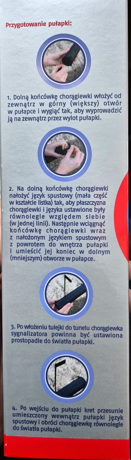 Pułapka na krety z sygnalizatorem