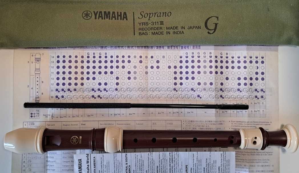 Блок флейта Yamaha Soprano YRS-311 III