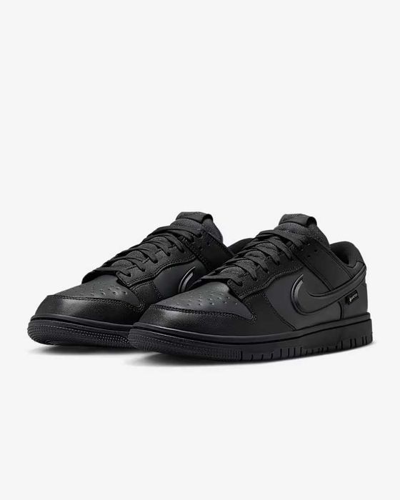 Оригінал!Кросівки Nike Dunk Low Gore-Tex “Triple Black”(HQ2053-001)