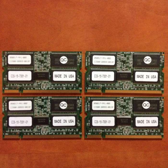 Memórias CISCO 128MB SoDIMM